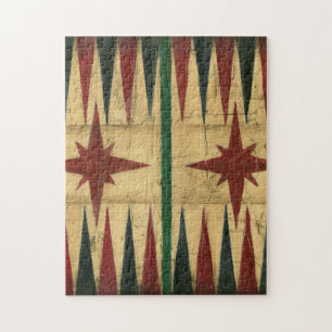 Puzzle Antique Backgammon Game Board par Ethan Harper