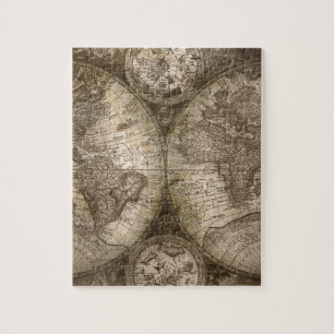 Puzzle Antique Historique Ancien Monde Atlas Continents