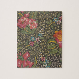 Puzzle Antique Toile de Jouy motif floral français