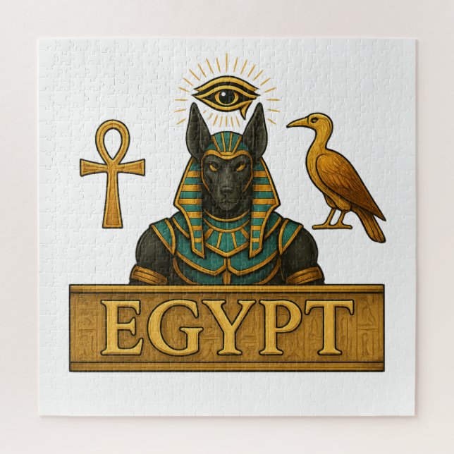 Puzzle Anubis & Thoth – Symboles Égyptiens Anciens (Vertical)