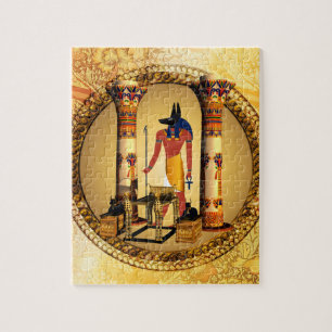 Puzzle Anubis, un dieu égyptien antique des rituels morts