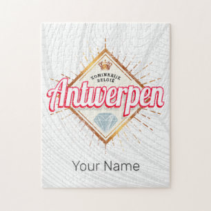 Puzzle Anvers Flanders Belgique Souvenir Vintage rétro