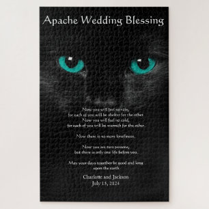 Puzzle Apache Mariage bénissant le chat noir