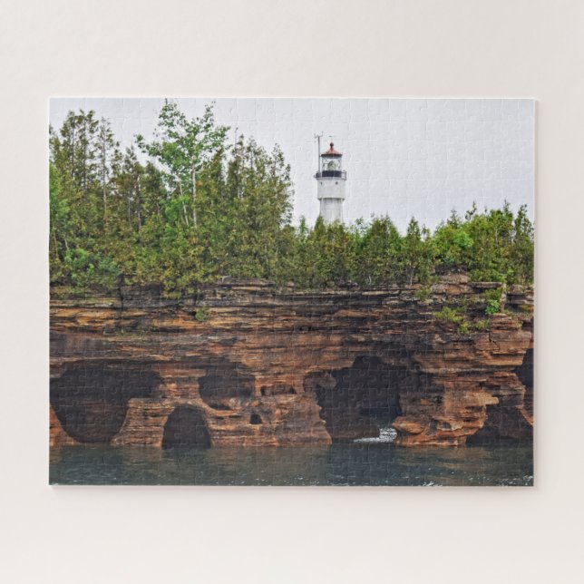 Puzzle Apostle Islands - Phare de Devil's Island -16x20 (Horizontal)