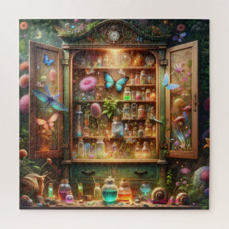 Puzzle Apothecary Butterfly Cabinet Magical Potions