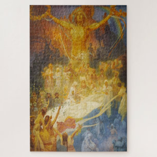 Puzzle Apothéose des Slaves - Alphonse Mucha