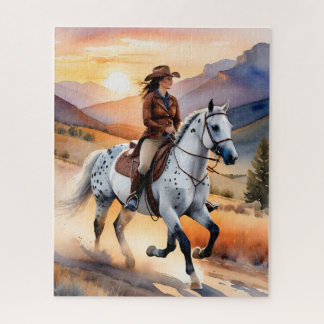 Puzzle Appaloosa Horse aquarelle Leopard