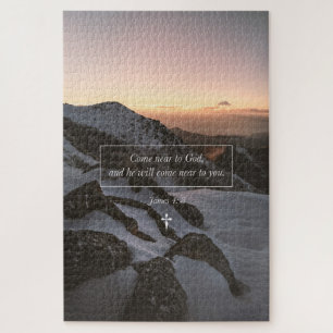Puzzle Approchez-Vous De Dieu Jacques 4 : 8 Bible Chrétie