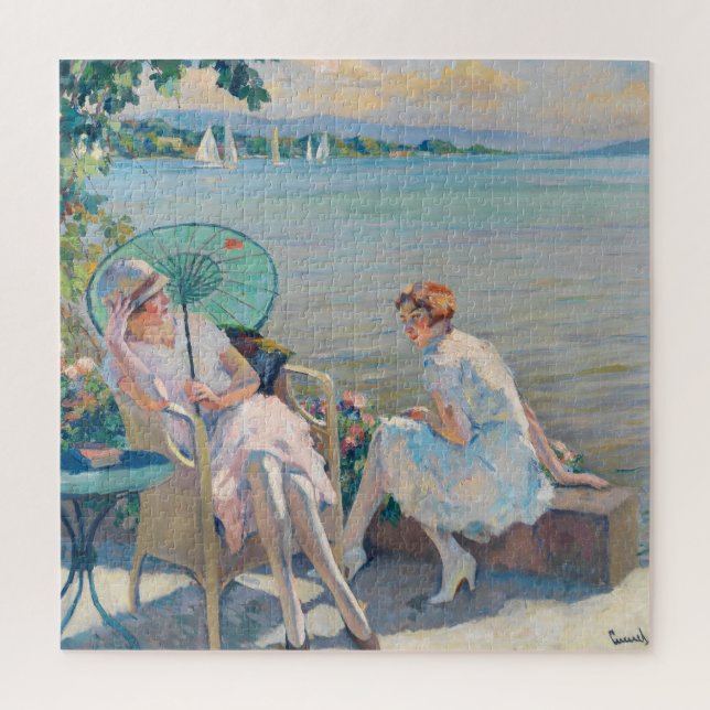 Puzzle Après-midi d'été au lac | Edward Cucuel (Vertical)