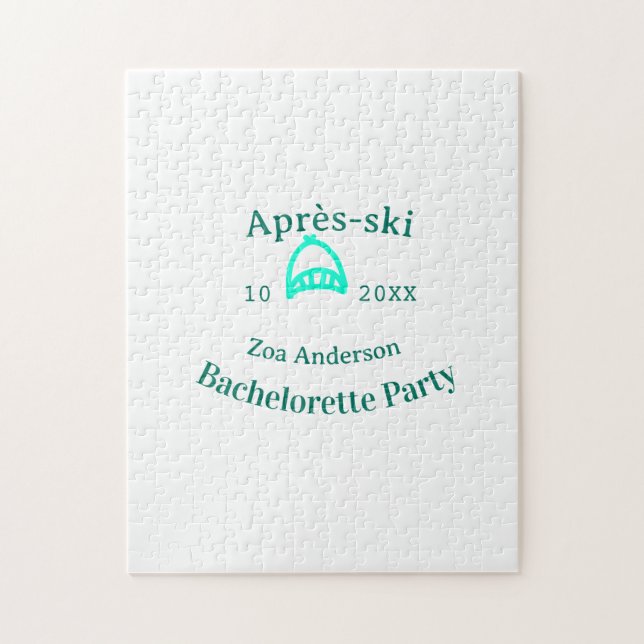 Puzzle Après-ski enterrement de vie de jeune fille chapea (Vertical)