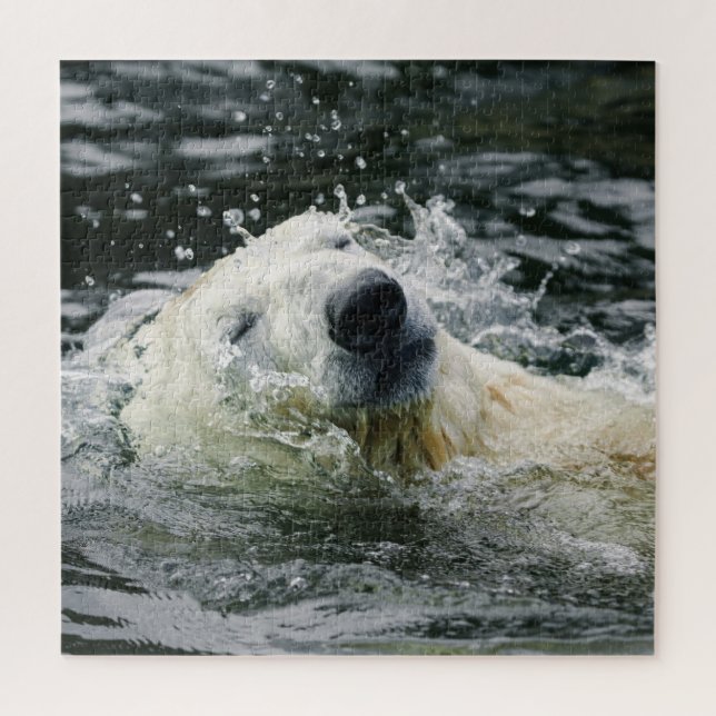 Puzzle Aqua Aura de l'ours polaire (Vertical)