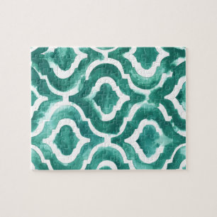 Puzzle Aquamarine Motif IV