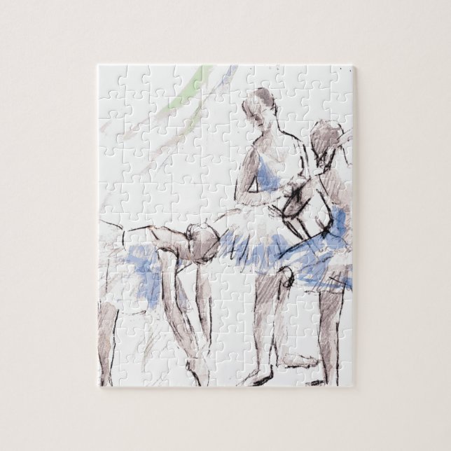 Puzzle Aquarelle Ballet Danse Ballerina (Vertical)