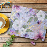 Puzzle Aquarelle bleu violet floral or veiné vintage<br><div class="desc">Passez un après-midi à défier votre cerveau avec ce magnifique puzzle vintage, romantique et floral. Des fleurs d'aquarelle blanches, violettes et bleues recouvrent un script d'or sur un arrière - plan mauve, doux, perwinkle, bleu, or veiné. Fait un cadeau réfléchi, unique pour quelqu'un de spécial! Vient dans une boîte cadeau...</div>