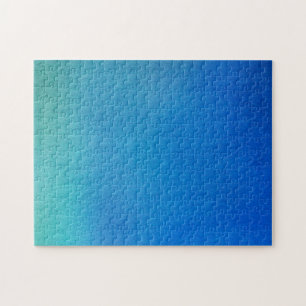Puzzle Aquarelle bleue Ombre