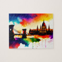 Puzzle Aquarelle Budapest