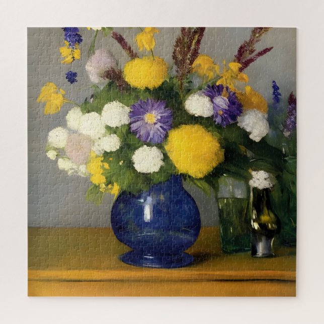 Puzzle Aquarelle calme Art botanique (Vertical)