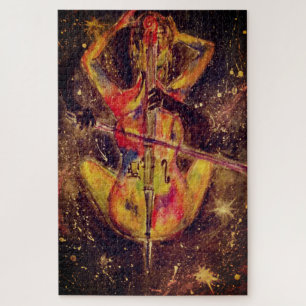Puzzle Aquarelle - Cello Space Sonata - Lady et Cello