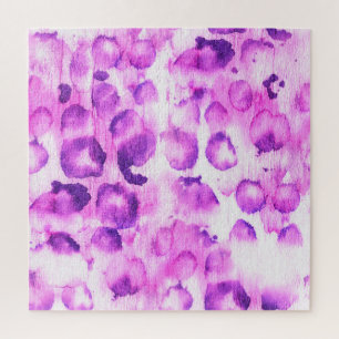 Puzzle Aquarelle Cheetah : Poster de animal clair.