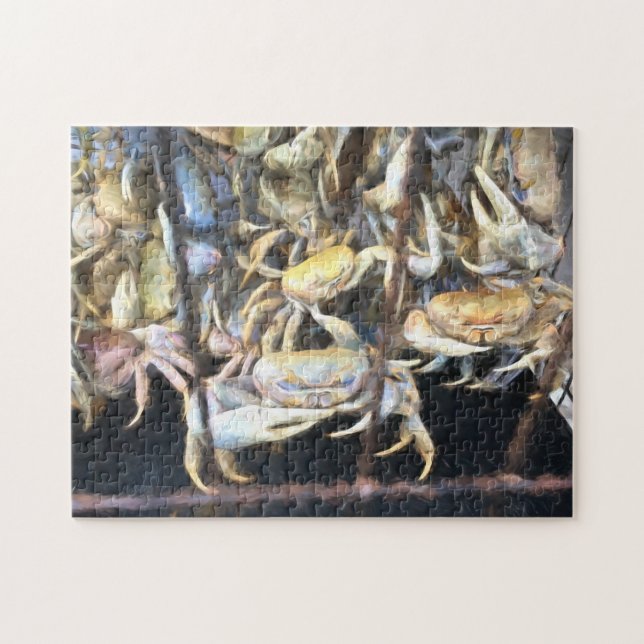 Puzzle Aquarelle Crabes Crawling Pastel (Horizontal)
