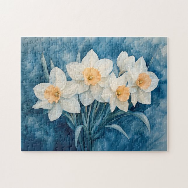 Puzzle Aquarelle Daffodil Peinture (Horizontal)