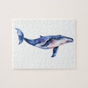 Puzzle Aquarelle de baleine
