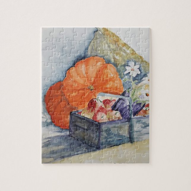 Puzzle Aquarelle de fruit d'automne (Vertical)