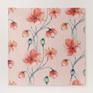 Puzzle Aquarelle de Popy Orange : Design Vintage