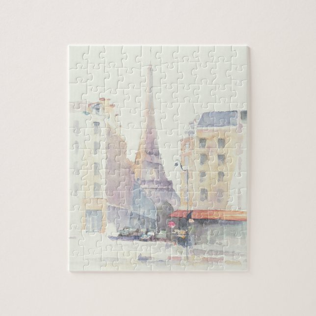 Puzzle Aquarelle de Tour Eiffel | Paris (Vertical)
