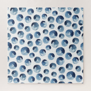 Puzzle Aquarelle dessinée à la main papier peint transpar