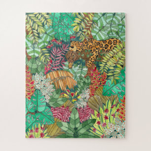Puzzle Aquarelle difficile Jungle