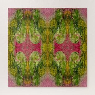 Puzzle Aquarelle Et Encre Art Impressionniste Abstrait