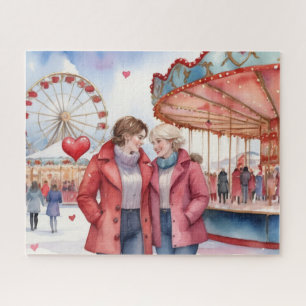 Puzzle Aquarelle Lesbienne Valentine