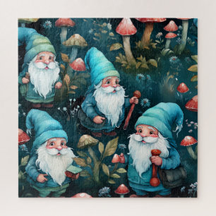 Puzzle Aquarelle mignonne Gnome lunaire