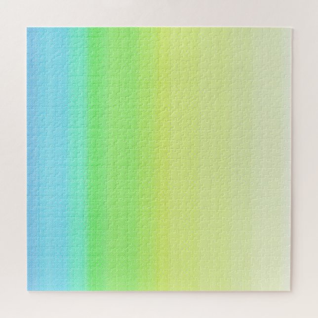 Puzzle Aquarelle moderne colorée Rainbow dégradé (Horizontal)