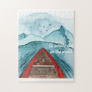 Puzzle Aquarelle Moderne Nature Voir La Devis Mondiale