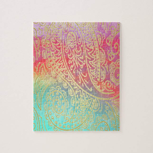 Puzzle Aquarelle or (Vertical)