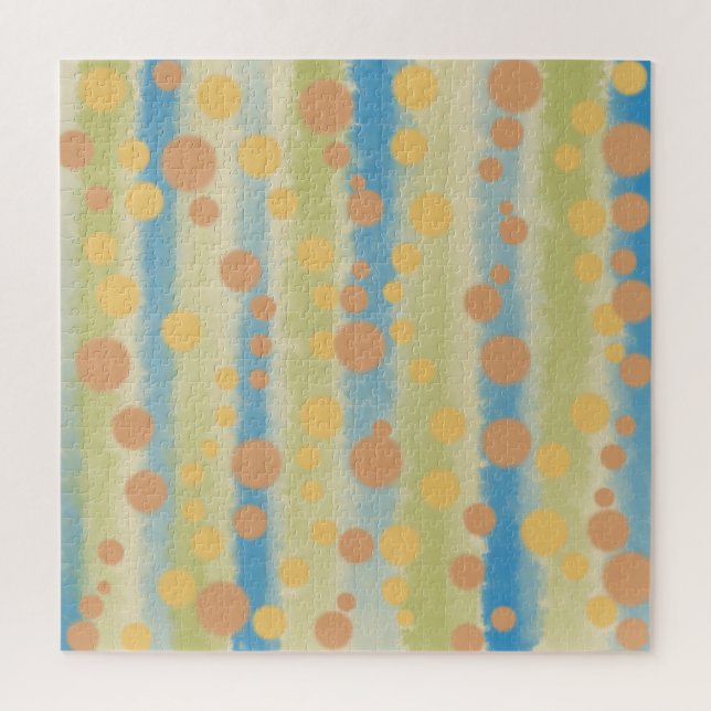 Puzzle Aquarelle Pois verticaux triés (Vertical)