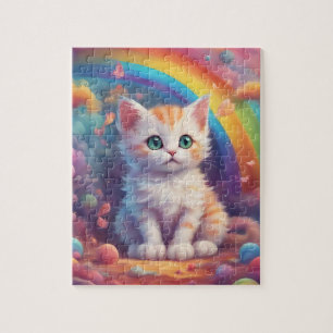 Puzzle Aquarelle Rainbow Cat