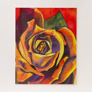 Puzzle Aquarelle Rose d'or