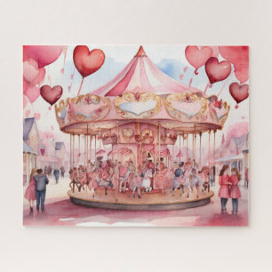Puzzle Aquarelle Saint Valentin