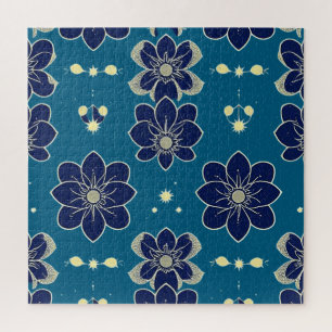 Puzzle Aquarelle Symphonie florale - Botanique sans joint