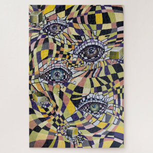 Puzzle Aquarelle utopique dans l'oeuvre de surréalisme po