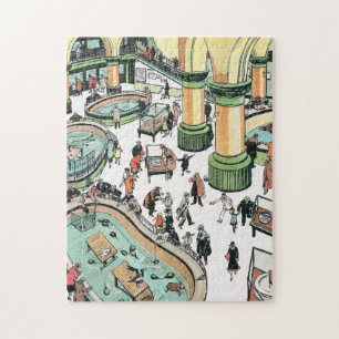 Puzzle Aquarium Battery Park New York humoristique