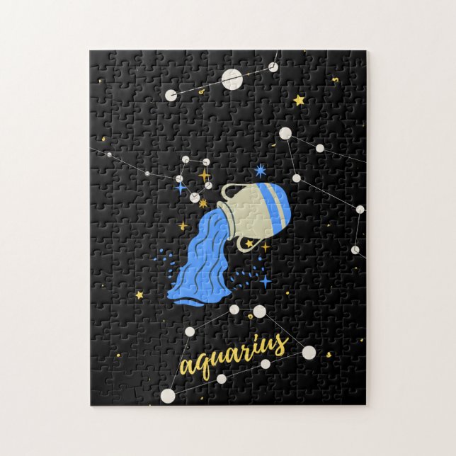 Puzzle Aquarius Zodiac Connexion Espace (Vertical)