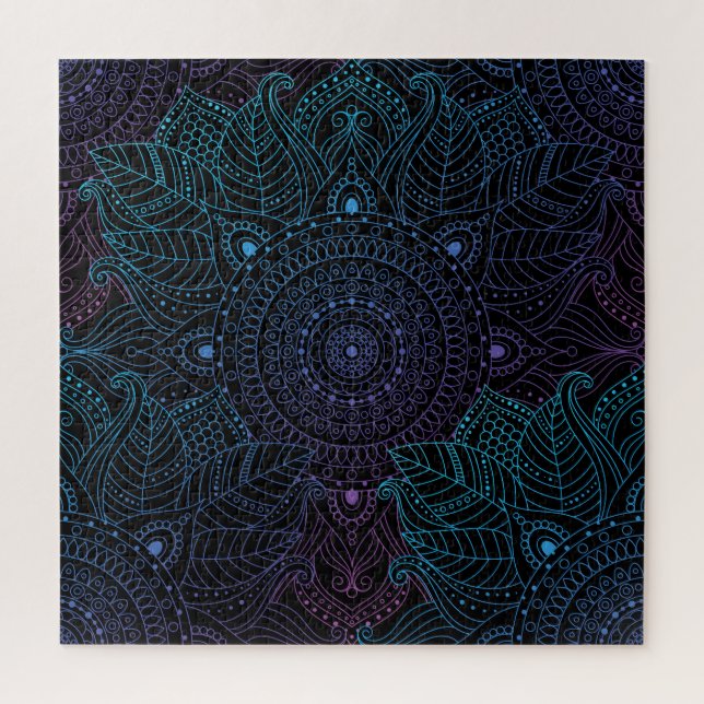 Puzzle Arabesque Bliss : Magie Mandala orientale (Vertical)