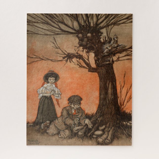 Puzzle Arbre anthropomorphe par Charles Folkard (Vertical)