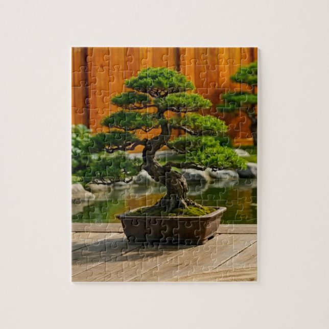 Puzzle Arbre Bonsaï du Dragon de l'Équilibre (Vertical)