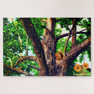 Puzzle Arbre - Campagne - Vie