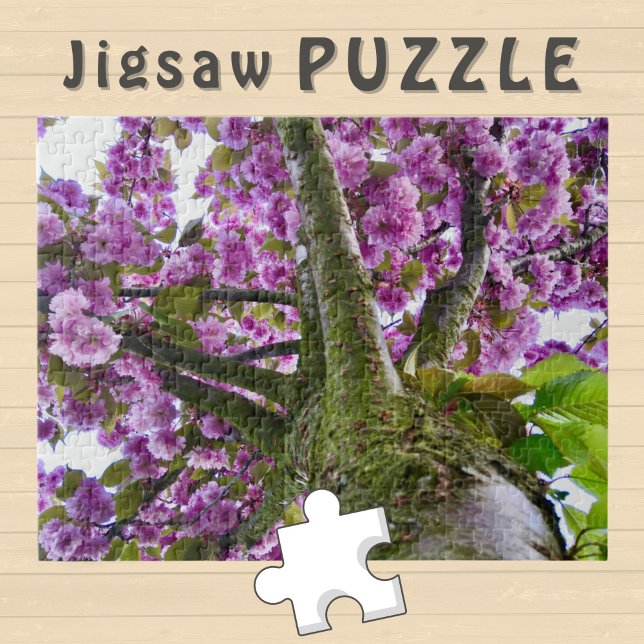 Puzzle Arbre Couronne rose fleurs photo - (Créateur téléchargé)